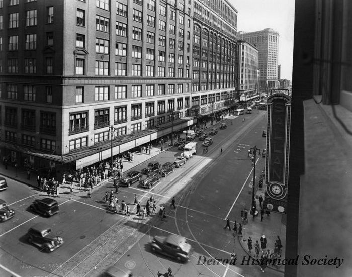 Sallan Jewelers - Downtown Detroit Location From Det Historical Society